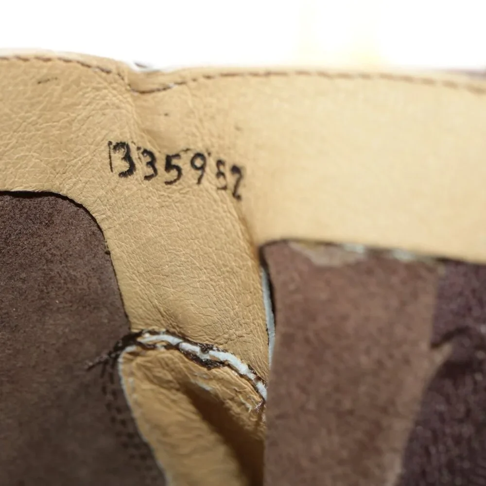 Frye Womens Diana Stitch Boots Size 6 Brown Leather Western Booties Block Heel - Picture 12 of 14